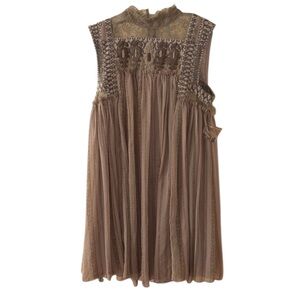Free People Penny Georgette Babylon Dress